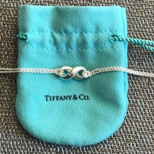 Tiffany & Co Infinity necklace 16 inches in length